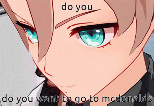 Cartoon Saying Do You Want McDonalds GIF