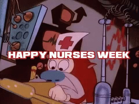Cartoon Saying Happy Nurses Week
