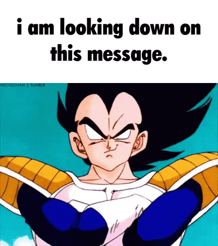 Cartoon Saying I Am Looking Down On This Message