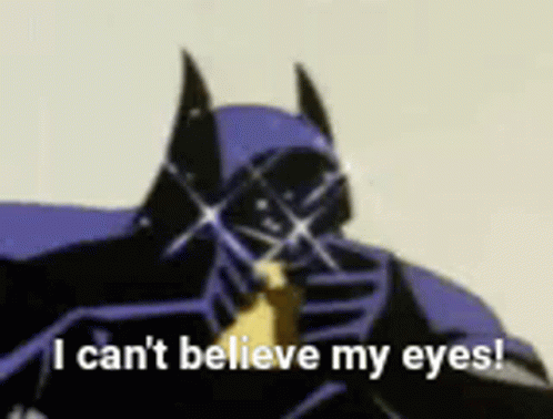 Cartoon Saying I Can't Believe My Eyes