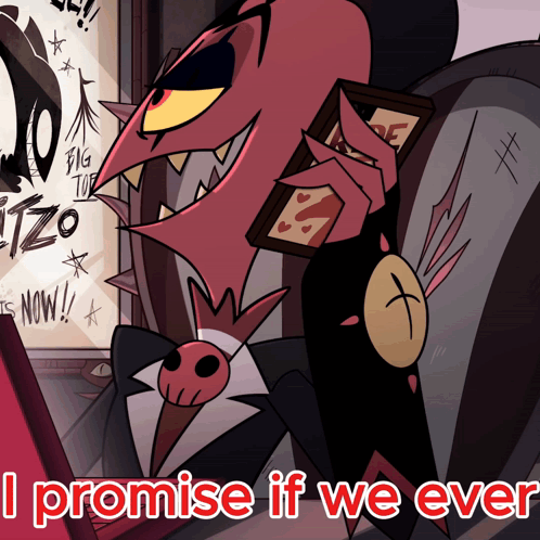 Cartoon Saying I Promise If We Ever GIF