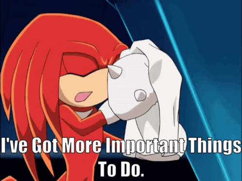 Cartoon Saying I've Got More Important Things To Do GIF