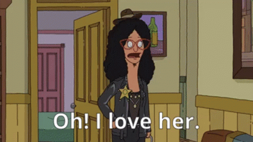 Cartoon Saying Oh I Love Her