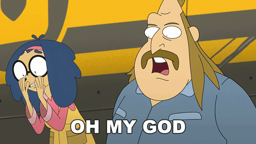 Cartoon Saying Oh My God
