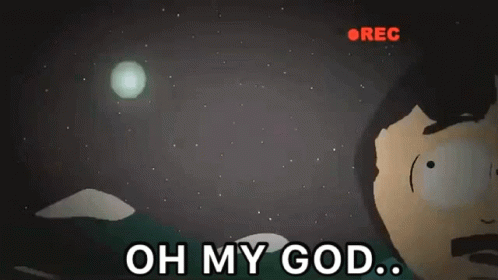 Cartoon Saying Oh My God Rec Button