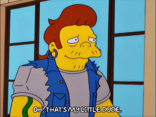 Cartoon Saying Oh That's My Little Dude