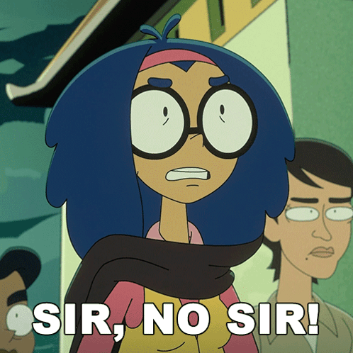 Cartoon Saying Sir No Sir