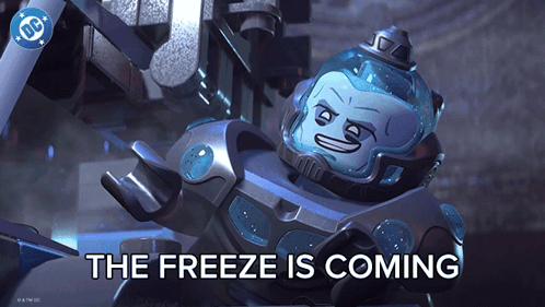 Cartoon Saying The Freeze Is Coming GIF
