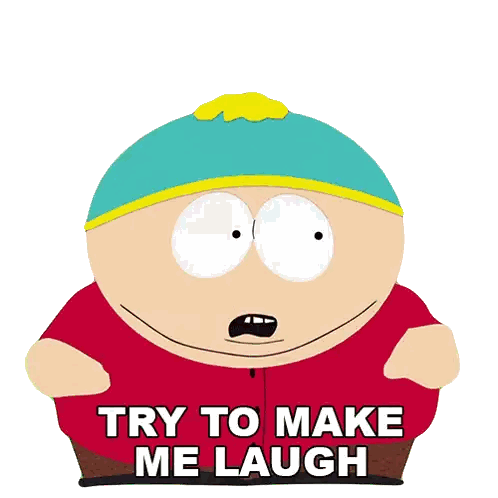 Cartoon Saying Try To Make Me Laugh
