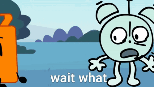 Cartoon Saying Wait What GIF