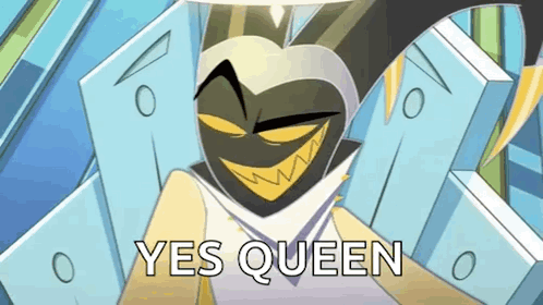 Cartoon Saying Yes Queen Holding Book GIF