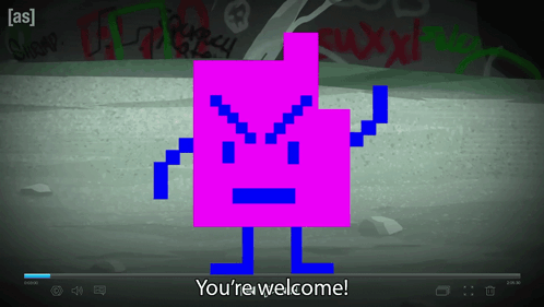 Cartoon Saying Youre Welcome