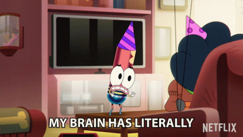 Cartoon Says My Brain Has Literally Netflix GIF
