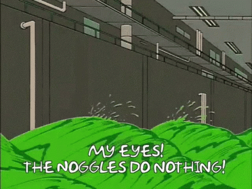 Cartoon Says My Eyes The Noggles Do Nothing GIF