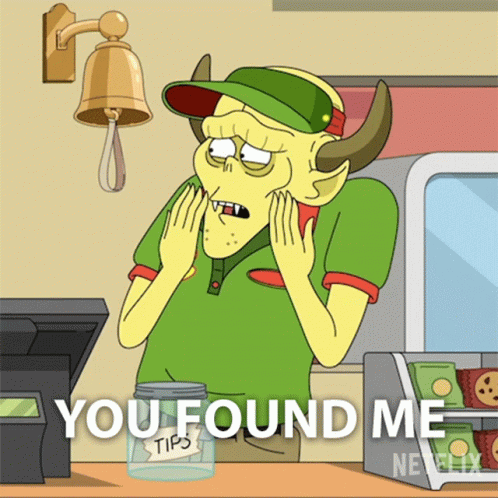 Cartoon Says You Found Me in Front of a Bell