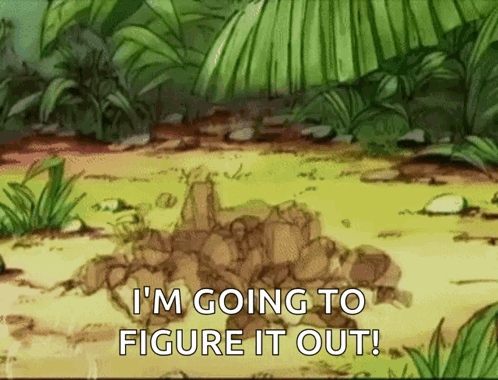 Cartoon Scene I'm Going to Figure It Out