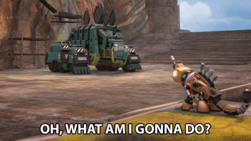 Cartoon Scene Saying Oh What Am I Gonna Do GIF
