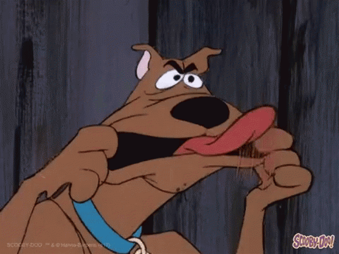 Cartoon Scooby Tongue Out GIF.