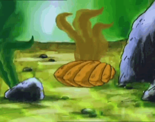 Cartoon Sea Turtle Laying On Ground GIF