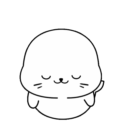Cartoon Seal Among Stars