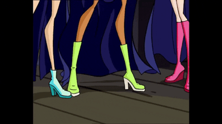 Cartoon Shoe Winx Club GIF