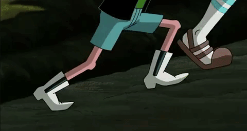 Cartoon Shoes Rip Off Incident GIF