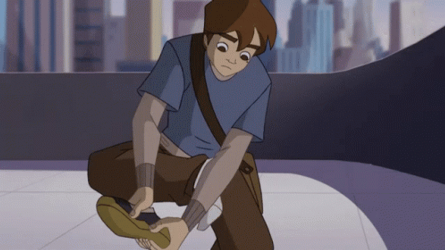 Cartoon Shoes The Spectacular Spider-man GIF
