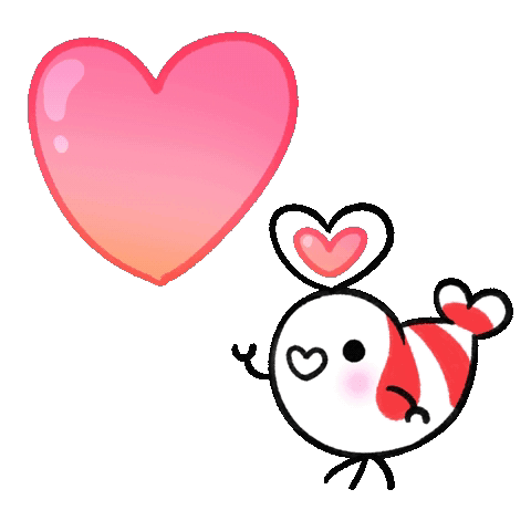 Cartoon Shrimp Heart You Shower GIF