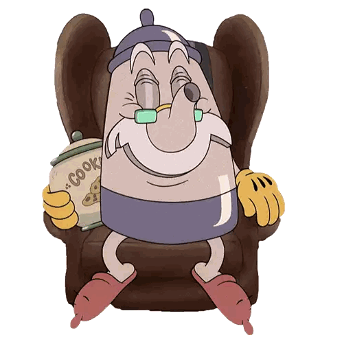 Cartoon Sitting With Pot Saying Cook