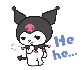 Cartoon Skull Head Saying He He