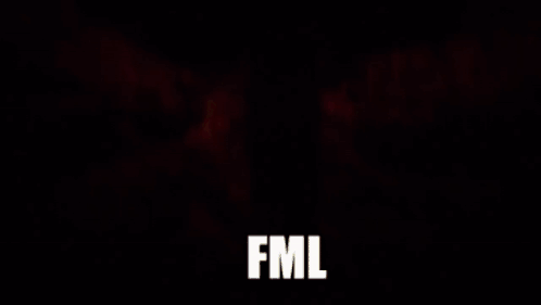 Cartoon Smiley Face FML GIF
