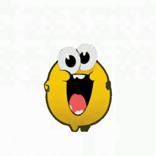 Cartoon Smiley Face with Big Eyes