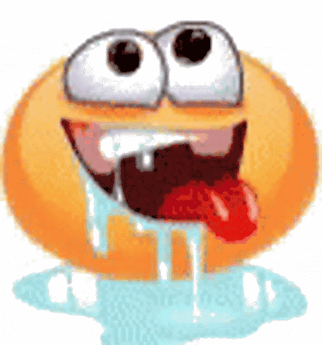 Cartoon Smiley Face With Tongue Out and Tears