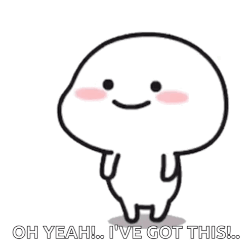 Cartoon Smiling Character Saying Oh Yeah GIF