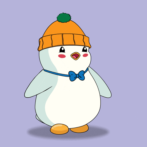 Cartoon Snowman Wearing Hat and Scarf