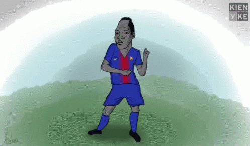Cartoon Soccer Player kien y ke