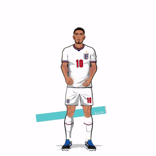 Cartoon Soccer Player Number 10