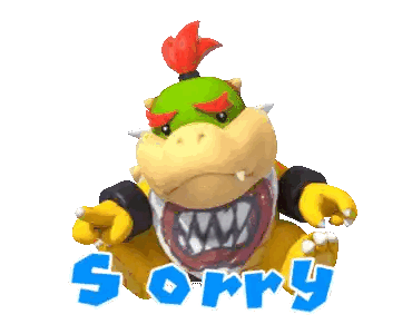 Cartoon Sorry Character