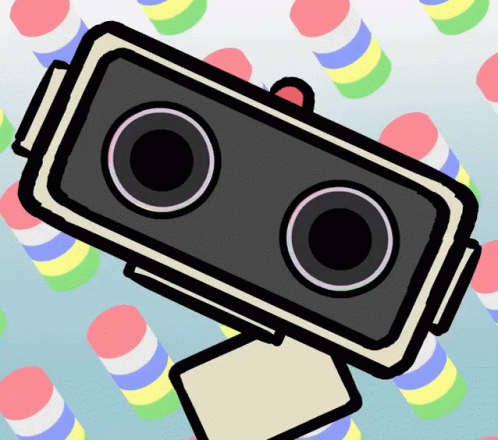 Cartoon Speaker With Two Speakers