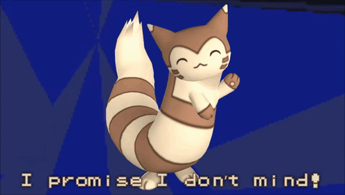 Cartoon Squirrel Saying I Promise I Don't Mind GIF
