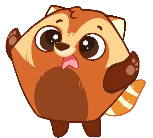 Cartoon Squirrel with Big Eyes
