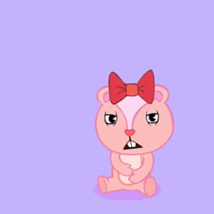 Cartoon Squirrel With Bow Holding Red Heart