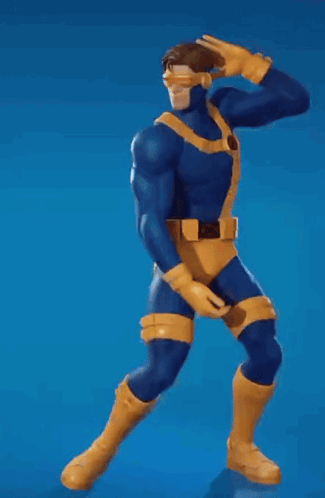 Cartoon Superhero Standing