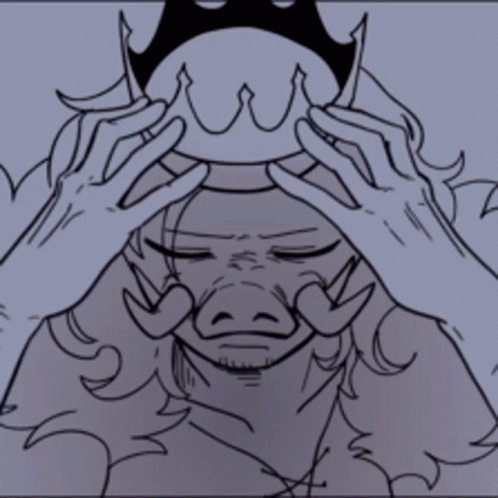 Cartoon Technoblade Being Mysterious GIF