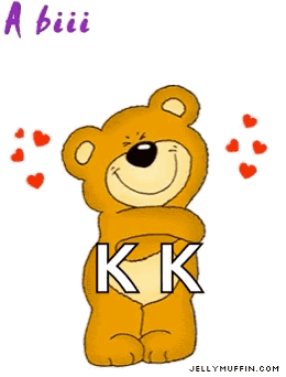 Cartoon Teddy Bear Saying Big Hug GIF