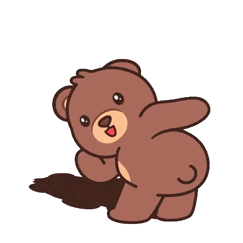 Cartoon Teddy Bear Shadow