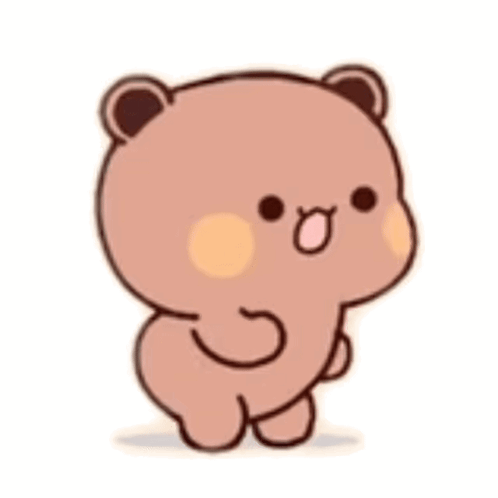 Cartoon Teddy Bear Tongue Out