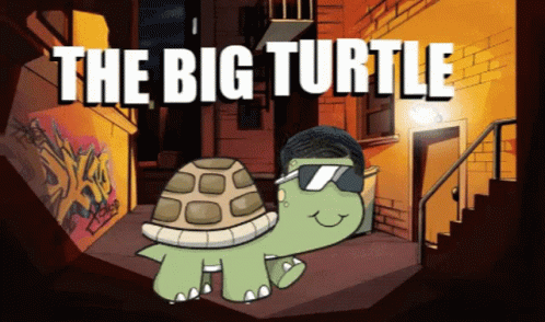 Cartoon The Big Turtle GIF