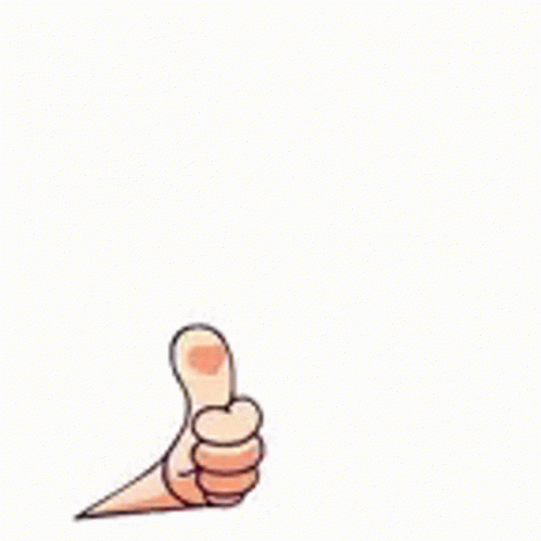 Cartoon Thumbs Up Awesome GIF
