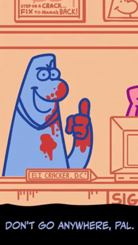 Cartoon Thumbs Up Sign Eli Cracker